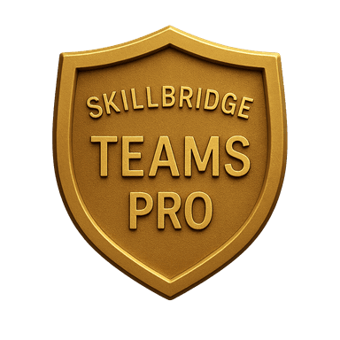 SkillBridge Teams Pro Badge